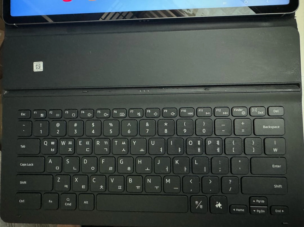 갤럭시탭 s10 fe+ 5G 128gb 그레이 이미지