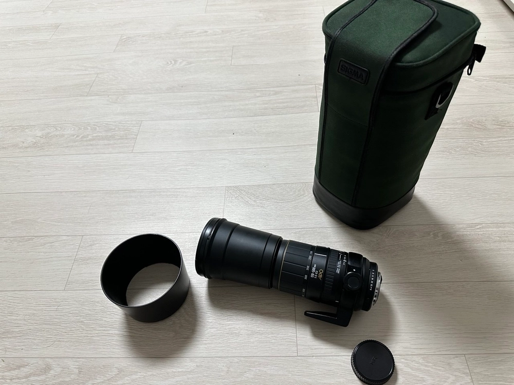 시그마 SIGMA 170-500mm F5-6.3 APO 초망원 렌즈 (전용가방/후드 포함) - 안심되는 중고거래