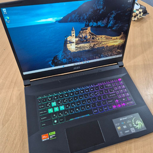 MSI 브라보 17 게이밍노트북 라이젠 9시리즈 RTX4060 /16GB /1TB 팝니다. 이미지