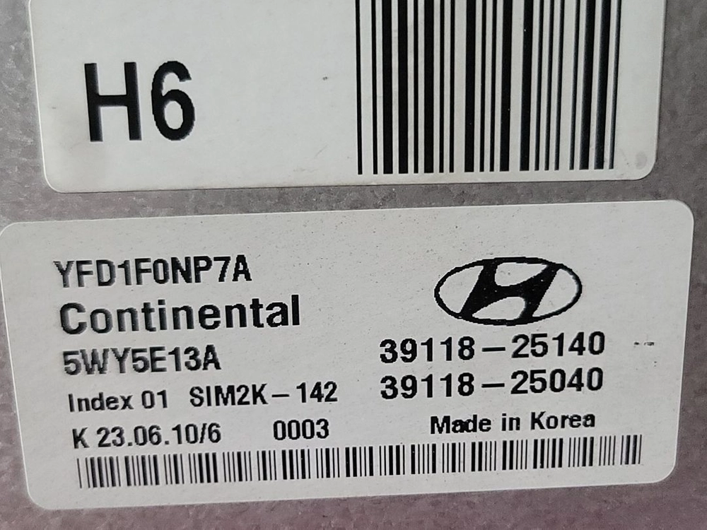 (중고) YF쏘나타 중고품 ECU (구매전전화) 39118-25140 / 39118-25040 / 391182514 이미지