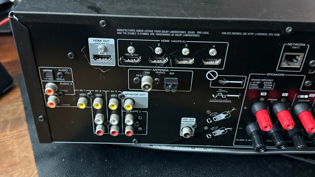 Yamaha RX V483 야마하 AV 리시버 (고장) 이미지
