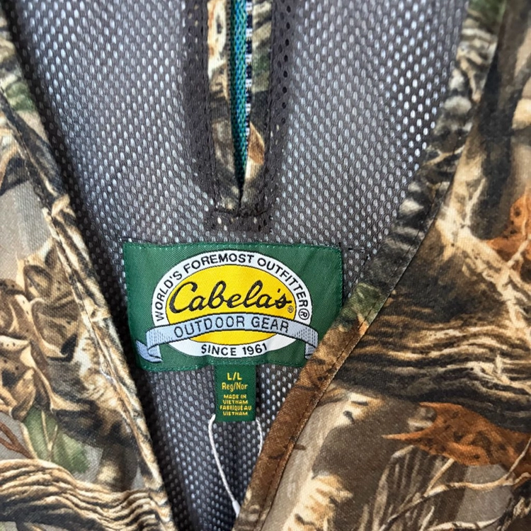 CABELA 남성 리얼트리 밀리터리 헌팅 조끼 베스트 L/100 이미지