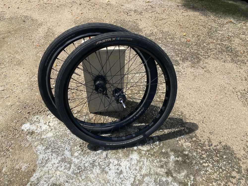BMX 레이싱 자전거 휠셋 - 스텔스허브 이미지