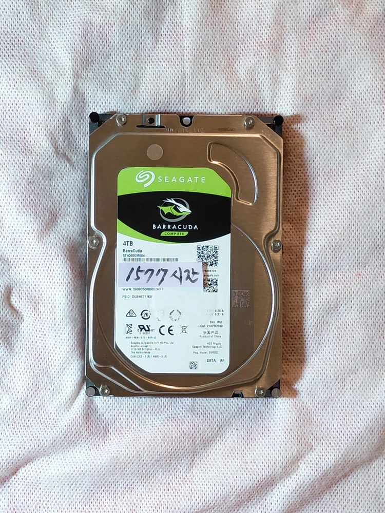 씨게이트 바라쿠다 HDD 4TB 5400/256M - 안심되는 중고거래