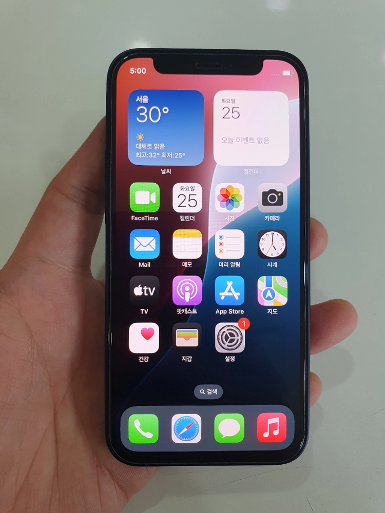 아이폰12미니64G 무잔상 상태굿 중고폰 공기계 이미지