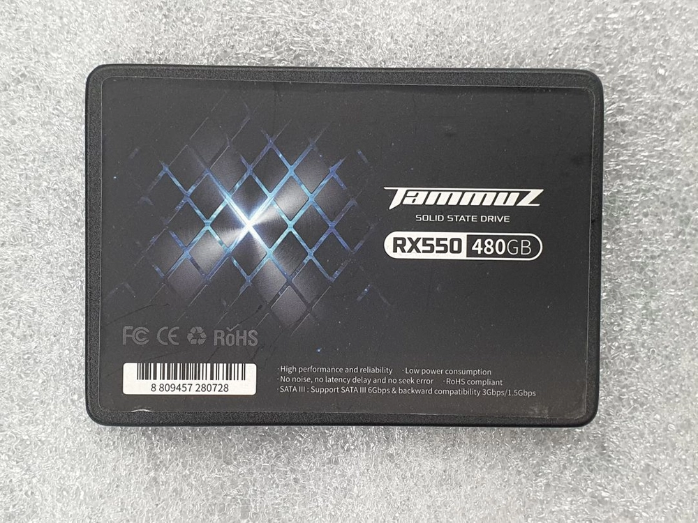 컴퓨터 저장장치 2.5인치 SSD TAMMUZ RX550 480GB 이미지