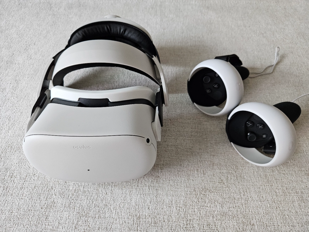 오큘러스 퀘스트2 256GB VR 헤드셋 풀박스 이미지