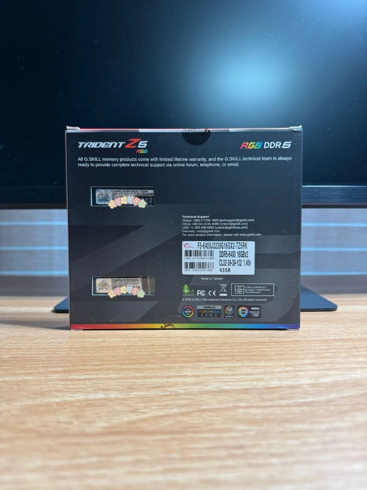 [새제품급] 지스킬 G.SKILL DDR5-6400 CL32 Z5 RGB J (32GB(16Gx2)) (무료배송) 이미지