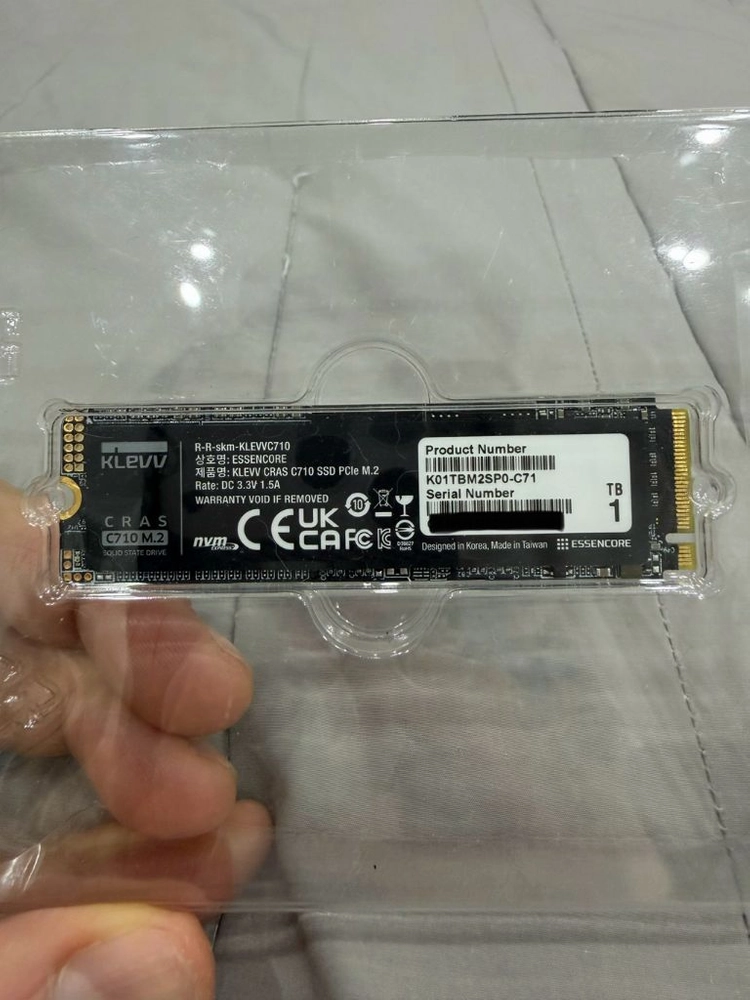KLEVV CRAS C710 M.2 NVMe SSD 1TB 판매 이미지