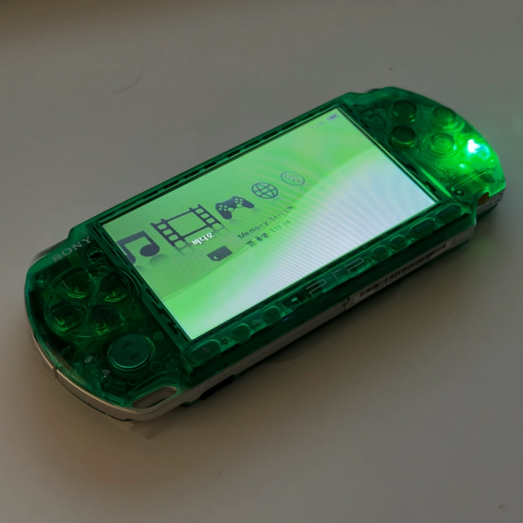 튜닝 PSP3000 IPS C타입 128GB 클리어 그린 - 안심되는 중고거래