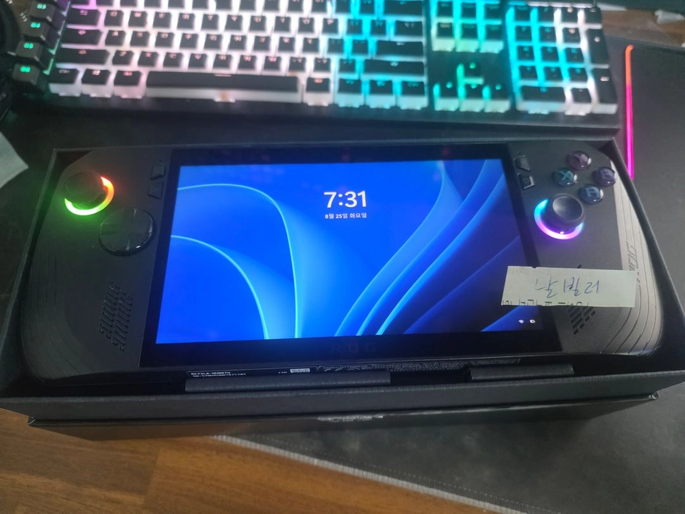ASUS ROG ALLY X, 로그 엘라이X 1테라 판매합니다(독 모듈러, 케이스 포함) 이미지