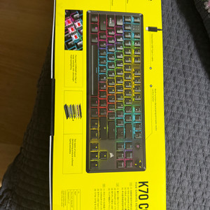 커세어 k70 core tkl 적축 팝니다 이미지