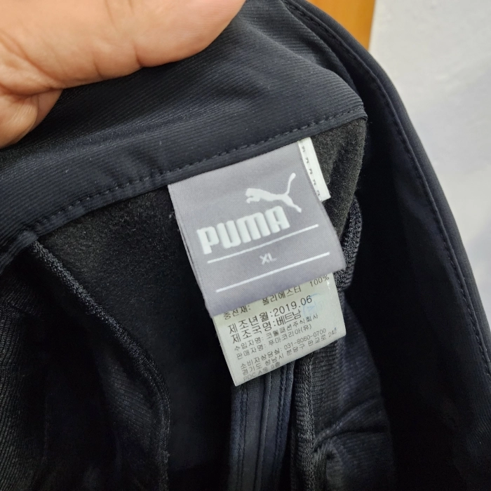 푸마 웜셀 패딩 하이브리드 방한 골프 팬츠 블랙 XL(85) 이미지