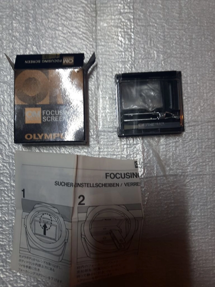 올림푸스 OM시스템(OM1,OM2 등) 포커싱스크린 (필름카메라)OLYMPUS OM SYSTEM 이미지