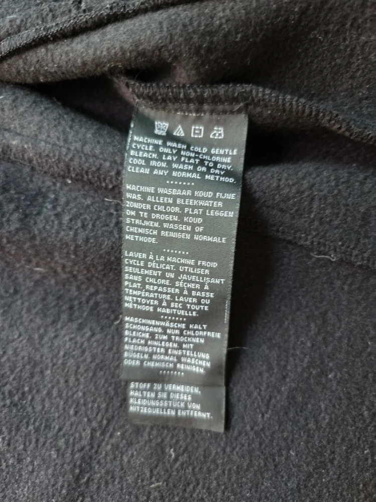 할리데이비슨 블랙 후드집업 S 이미지