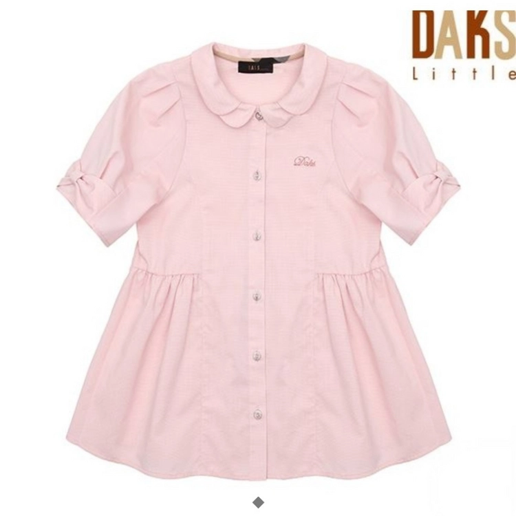 [새상품] DAKS 닥스리틀 리본 포인트 카라 블라우스 이미지