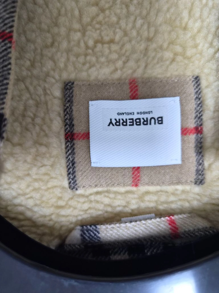 버버리 체크 셔츠 자켓 이미지