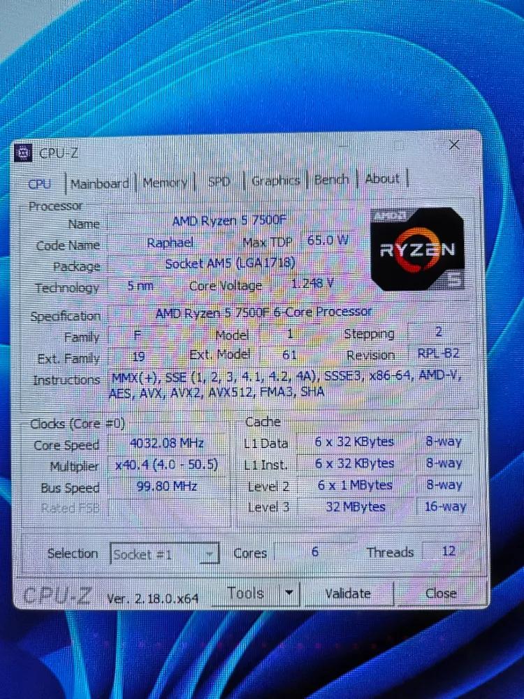 [완본체] 라이젠 7500F + RX 6800 16G 고급 게이밍 PC (B650M / 지스킬 튜닝램) 이미지