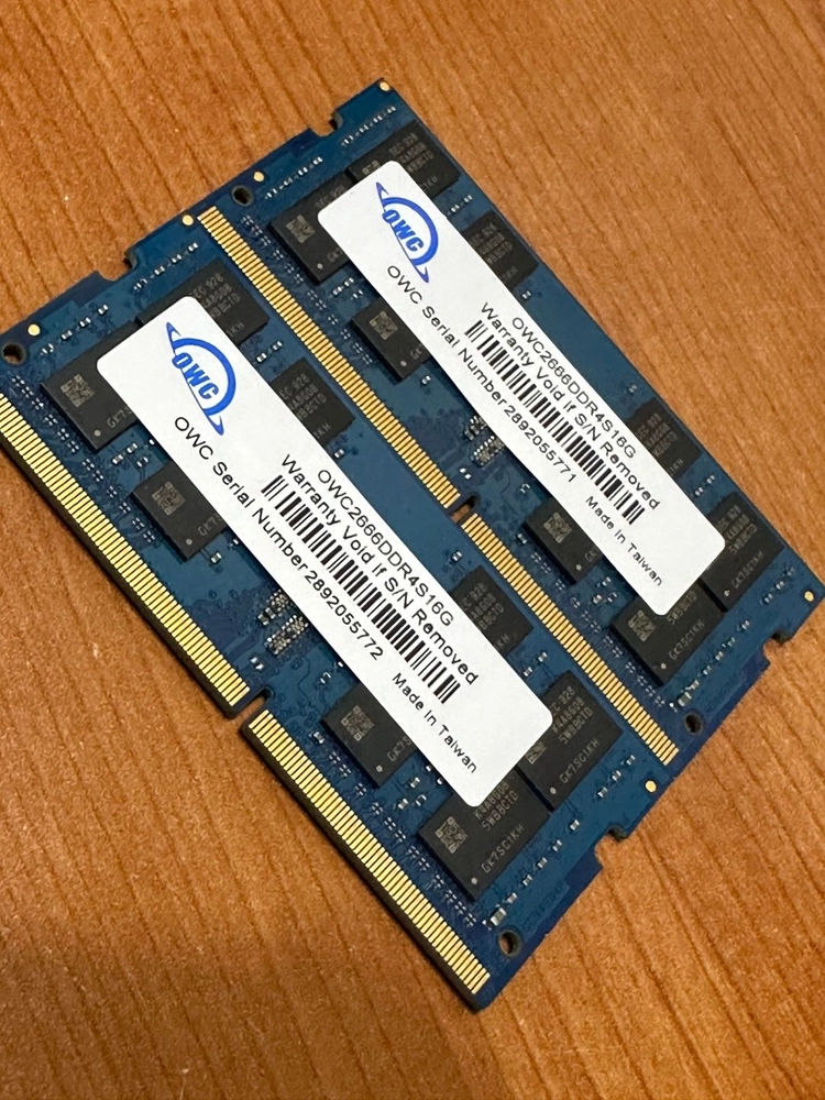 노트북용 메모리 램 ddr4 2666v 16g * 2장 삼성 칩셋 이미지