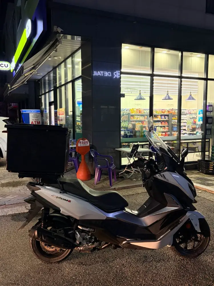 sym 크루심알파125 23년식 배달풀세팅 판매합니다. 이미지