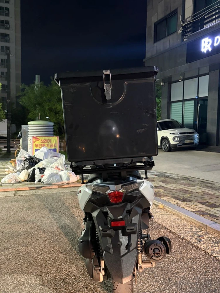 sym 크루심알파125 23년식 배달풀세팅 판매합니다. 이미지