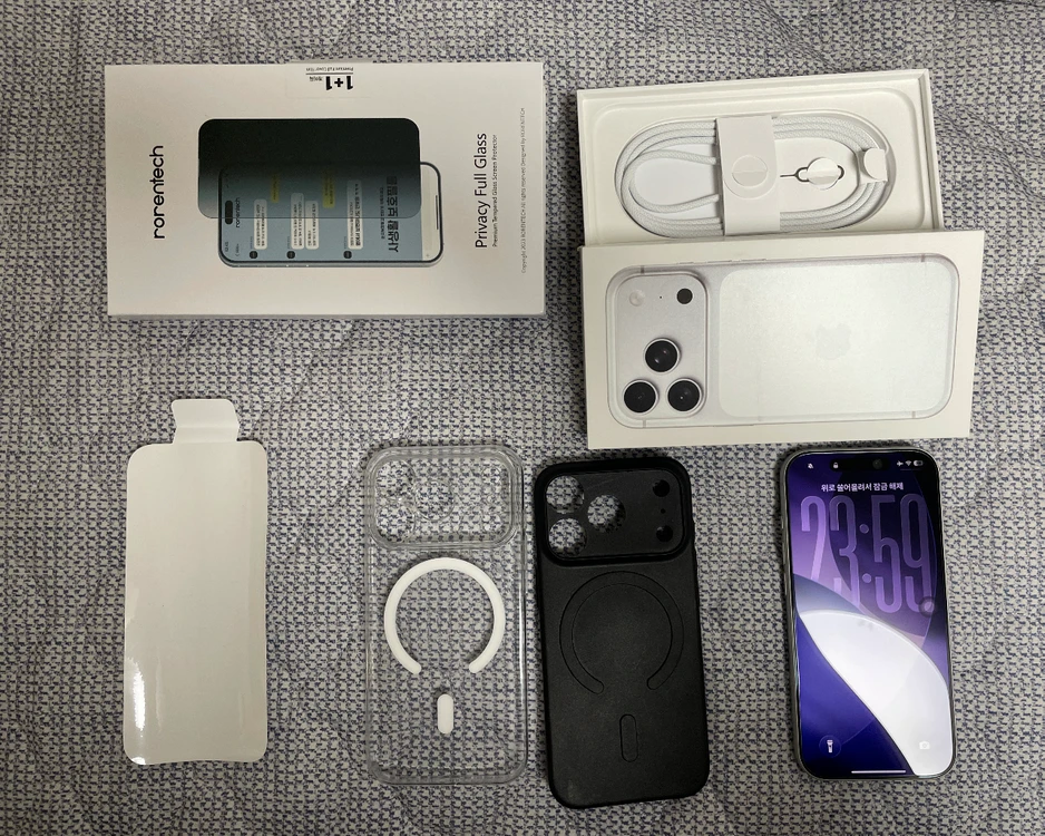 아이폰 17 프로 PRO 실버 256gb 풀박스 이미지