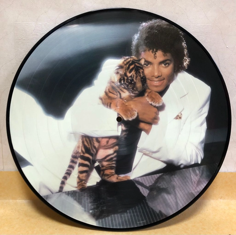 LP ; michael jackson - thriller 마이클 잭슨 스릴러 픽쳐디스크 엘피 picture disc 이미지