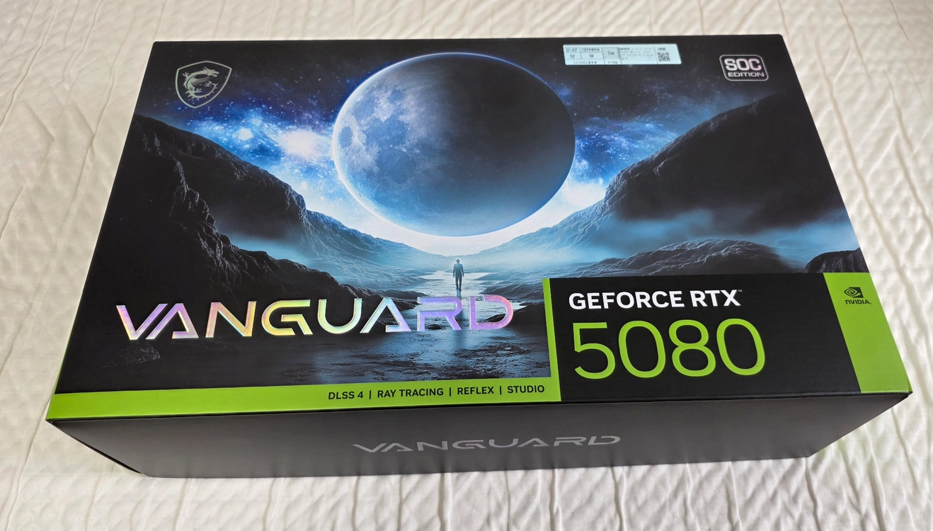 rtx5080 msi 뱅가드 판매 이미지