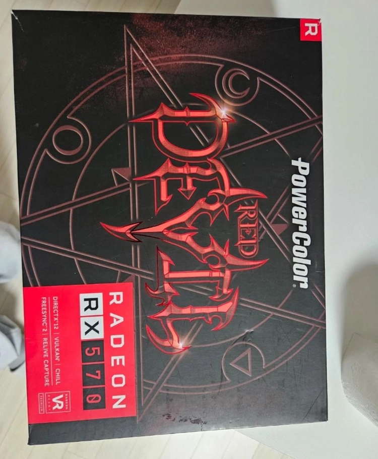 powercolor rx570 red devil 4gb(전원x) - 안심되는 중고거래