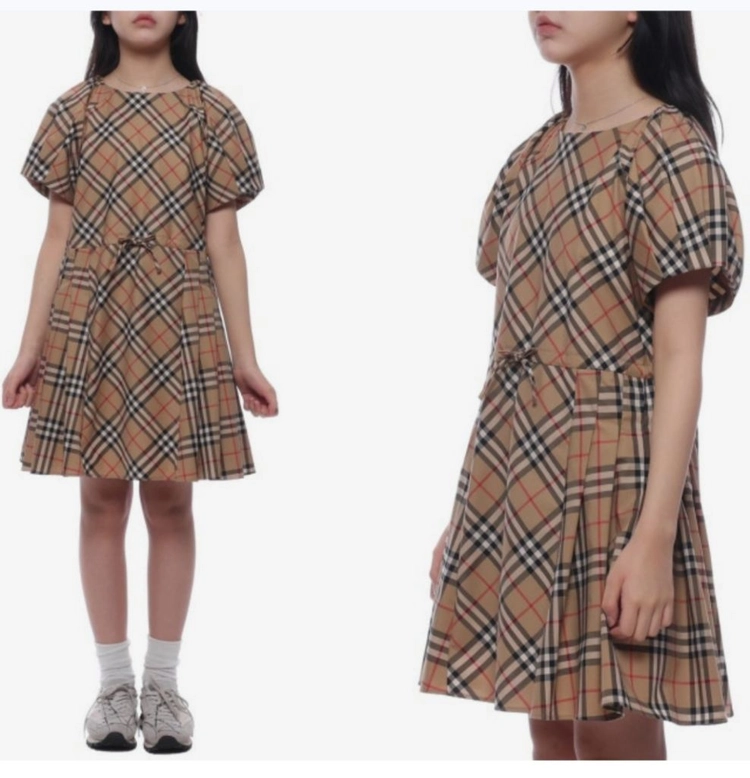 정품 ) 2y 12y 버버리 키즈 원피스 드레스 버버리키즈 이미지