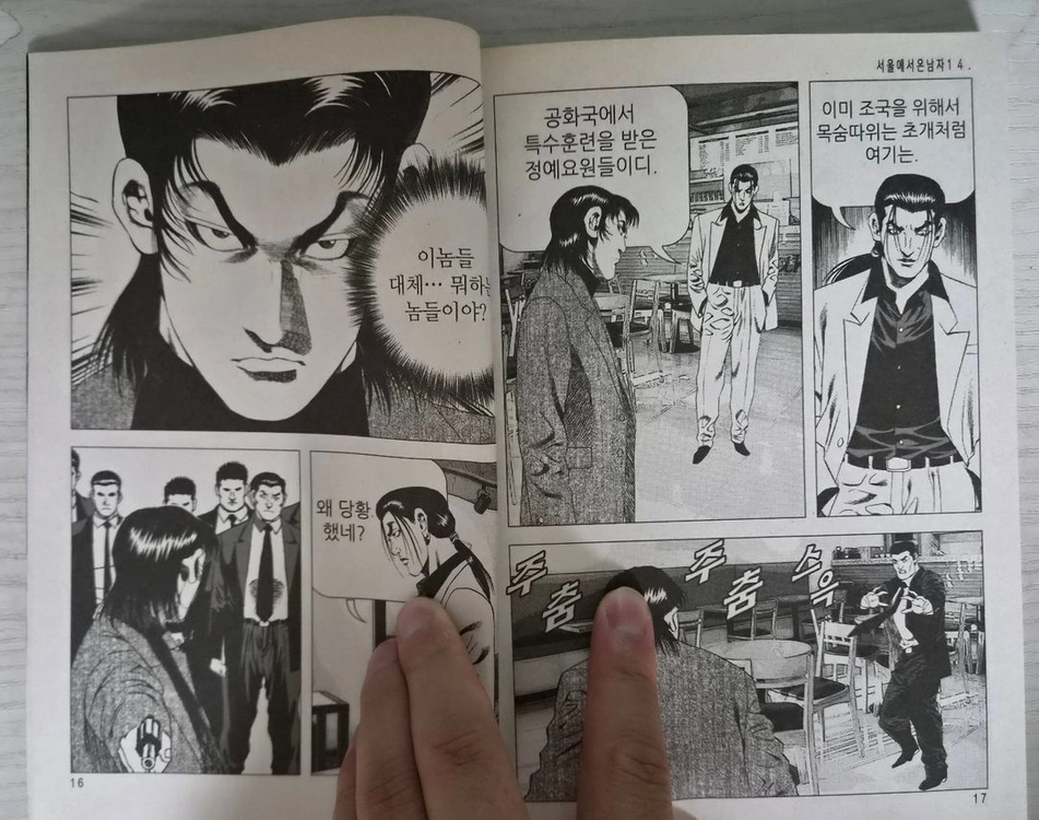 성인액션만화책] 김성모의 서울에서 온 남자 전권 16권 완결 이미지