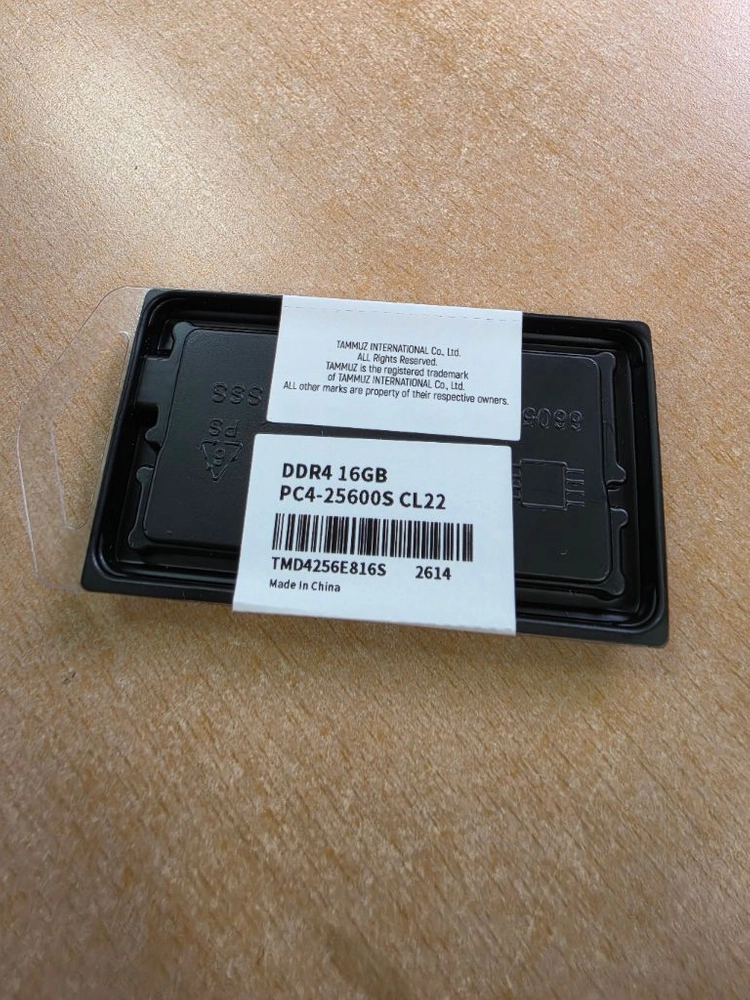 타무즈 DDR4 16GB 노트북램 새상품 이미지