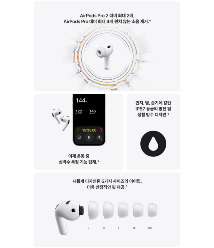 에어팟 프로 3세대 미개봉 새상품 이미지