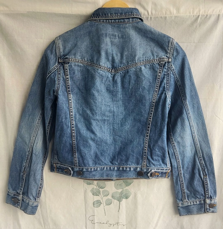 ABERCROMBIE & FITCH 아베크롬비 여성용 L 데님 자켓 이미지