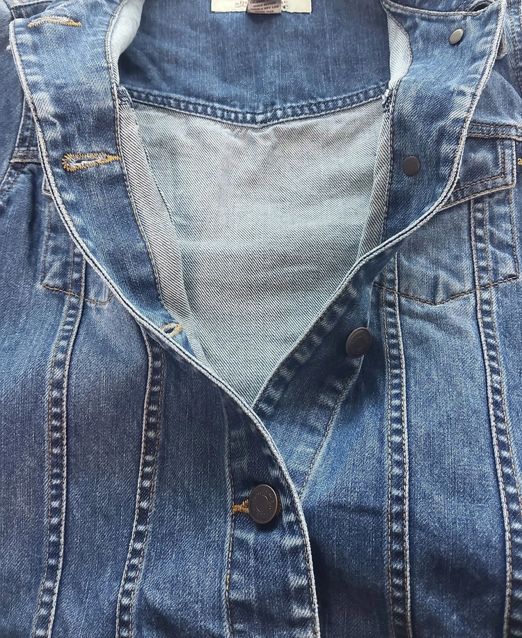 ABERCROMBIE & FITCH 아베크롬비 여성용 L 데님 자켓 이미지
