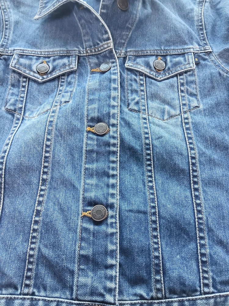ABERCROMBIE & FITCH 아베크롬비 여성용 L 데님 자켓 이미지