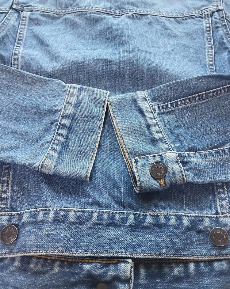 ABERCROMBIE & FITCH 아베크롬비 여성용 L 데님 자켓 이미지