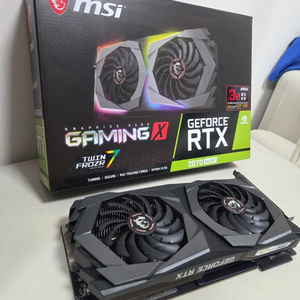 MSI RTX 2070 SUPER 트윈프로져7 그래픽카드 이미지