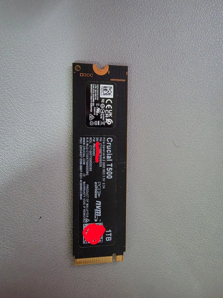마이크론 Crucial T500 M.2 NVMe SSD 1TB 이미지