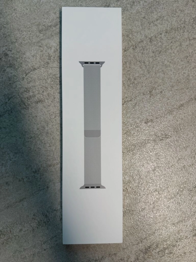 애플워치8(GPS+Cellular) 45mm 실버 스테인리스 풀박스 (정품 밀레니즈루프) 이미지