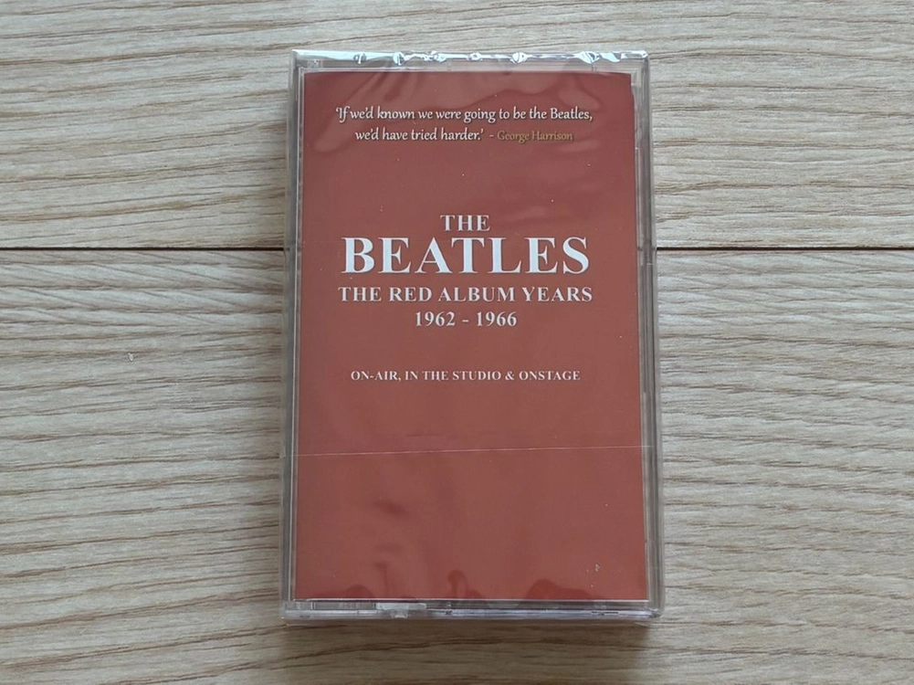 비틀즈 Beatles 영국반 THE RED ALBUM YEARS 1962 - 1966 카세트 테이프 이미지
