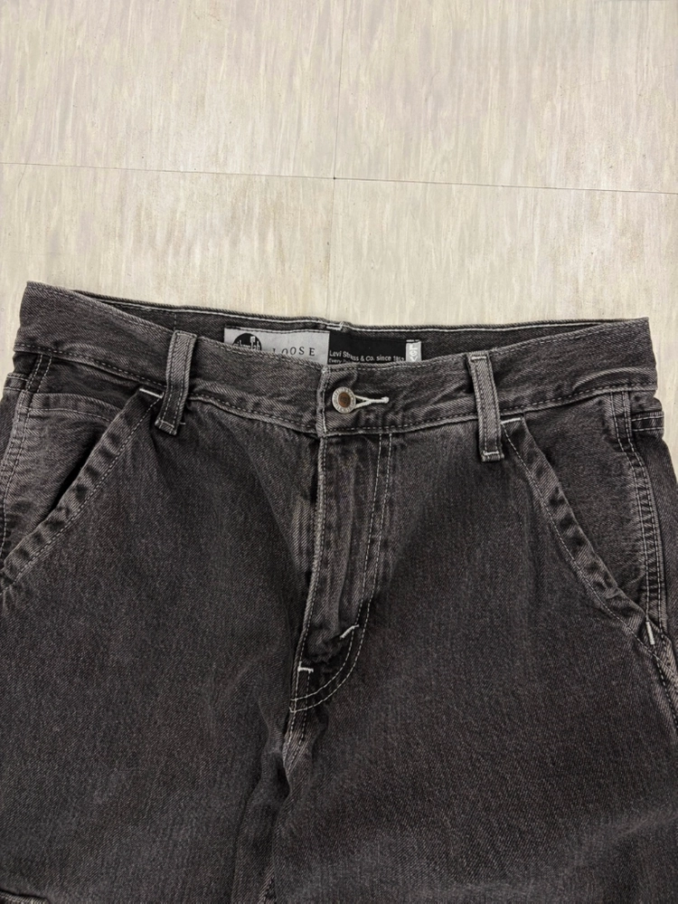 리바이스 실버탭 카고 흑청 데님팬츠 (29) 이미지