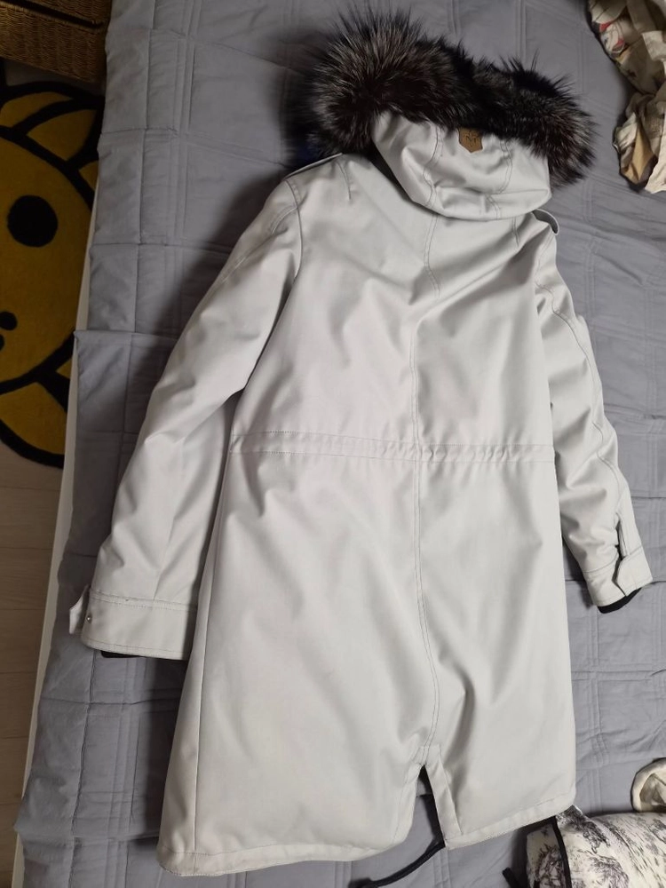 맥케이지 정품 패딩(라이트그레이 M66/상태좋음) 이미지