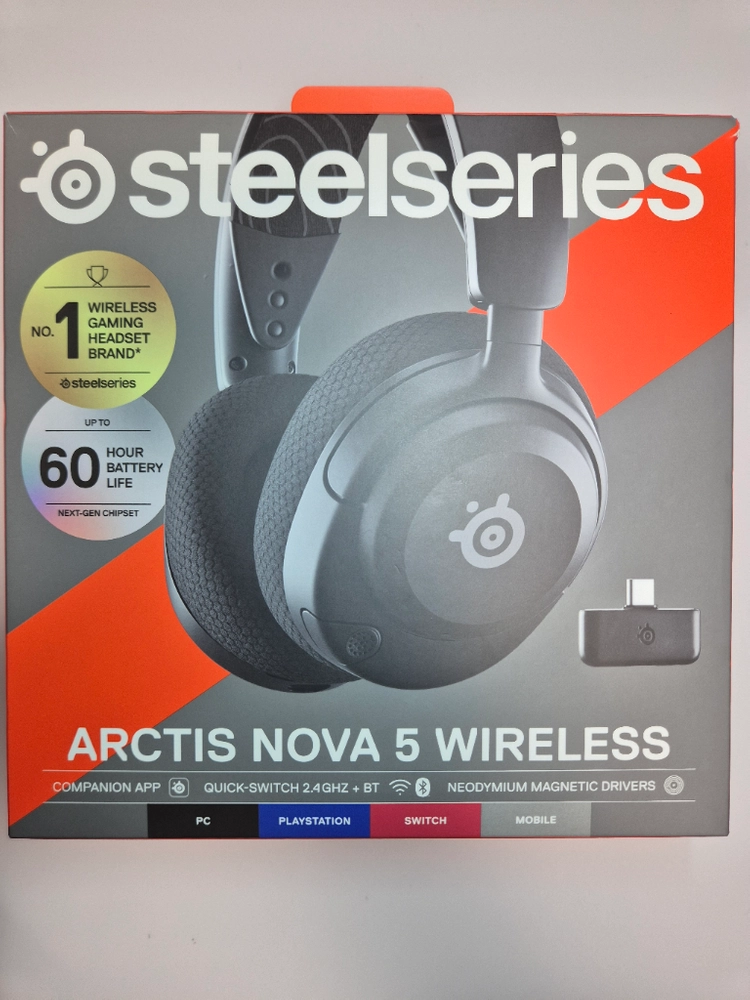 스틸시리즈 Arctis Nova 5 Wireless 노바5 게이밍 헤드셋 이미지