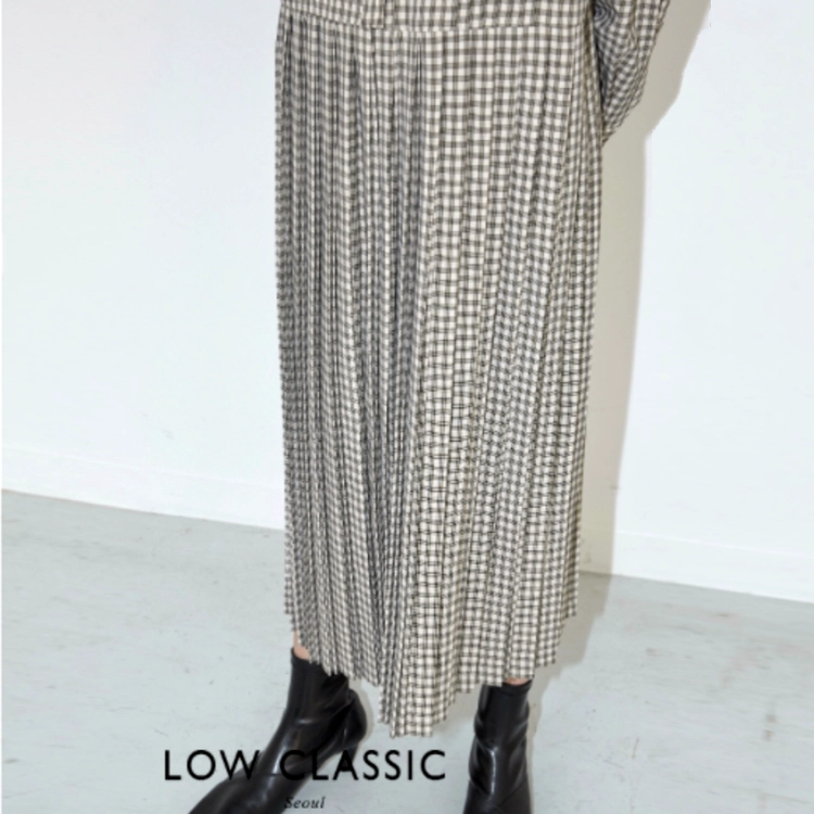 로우클래식(LOW CLASSIC) 플리츠원피스 프리사이즈 이미지