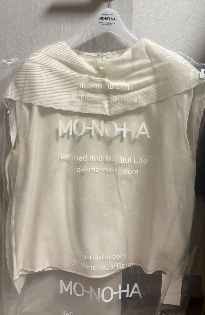 monoha 모노하 스카프블라우스 이미지