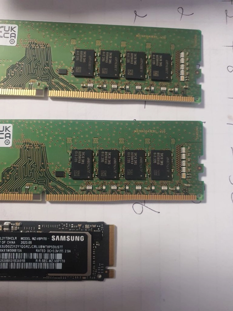 삼성 980 프로 ssd 1tb,p5 plus 1테라 삼성 ddr4 3200 16기가 4개 이미지
