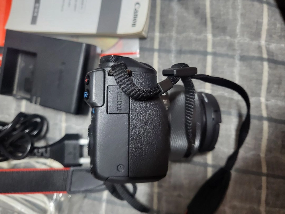캐논eos m3 미러리스 카메라 블랙 이미지