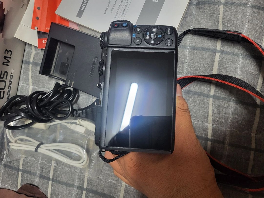 캐논eos m3 미러리스 카메라 블랙 이미지