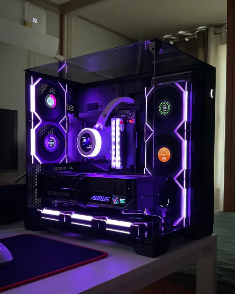 9800x3d / 5080 게이밍 PC 본체 이미지